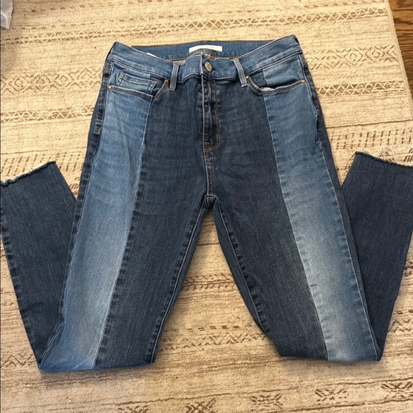 PacSun Straight Leg Two-Tone Jeggings - Picture 1 of 2